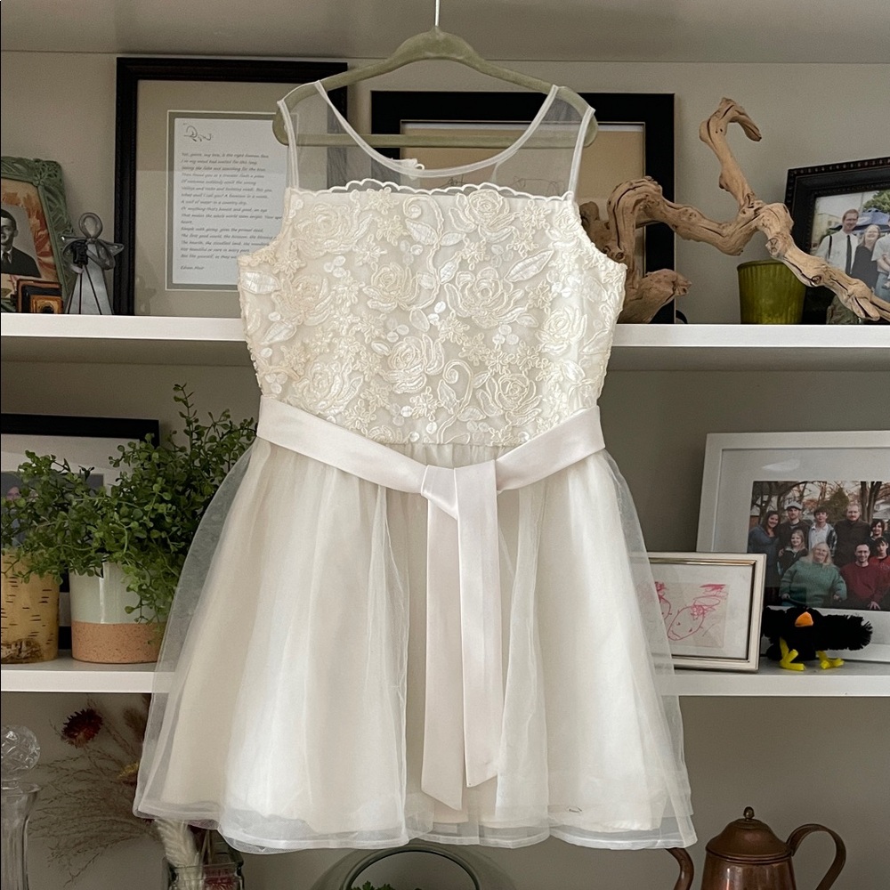 American Girl Ivory Lace Kids Dress